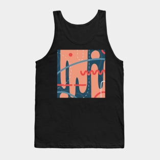 Abstract Lines #39 Tank Top